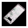Чехол для Samsung Galaxy S8 блестки вода "Фламинго"