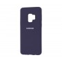 Чехол для Samsung Galaxy S9 Silicone Full Темно-синий