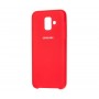 Чехол для Samsung Galaxy A6 2018 Silky Красный