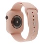 Силиконовый чехол-ремешок для Apple Watch 38/40/42/44мм Pink Sand