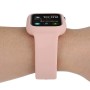 Силиконовый чехол-ремешок для Apple Watch 38/40/42/44мм Pink Sand