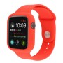 Силиконовый чехол-ремешок для Apple Watch 38/40/42/44мм Red