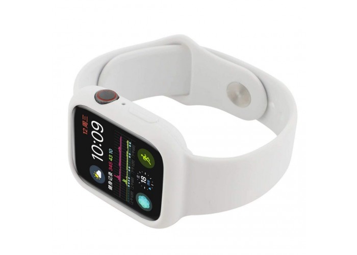 Силиконовый чехол-ремешок для Apple Watch 38/40/42/44мм White