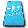 Чехол для iPhone 7/8 Glass "Adidas" Blue