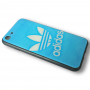 Чехол для iPhone 7/8 Glass "Adidas" Blue