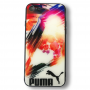 Чехол для iPhone 7/8 Glass "Puma" multi
