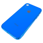 Чехол для iPhone Xr Glass Logo Case Blue ( Синий )