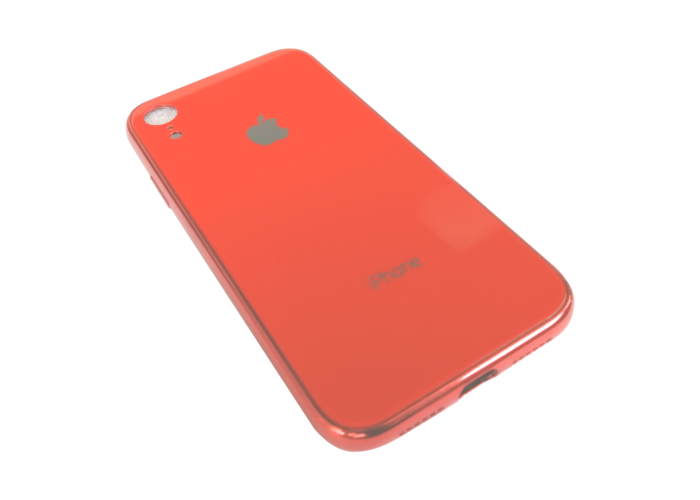 Чехол для iPhone Xr Silicone Logo Case Coral ( кораловый )