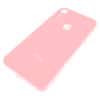 Чехол для iPhone Xr Glass Logo Case Pink ( розовый )