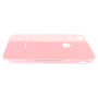 Чехол для iPhone Xr Glass Logo Case Pink ( розовый )