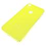 Чехол для iPhone Xr Glass Logo Case Yellow ( жёлтый )