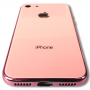 Чехол для iPhone 7/8 Glass Logo Case Pink (Розовый)