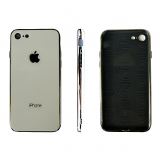 Чехол для iPhone 6/ 6s Glass Logo Case White (Белый)