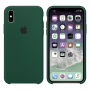 Силиконовый чехол Apple Silicone Case Dark Virid для iPhone X/Xs