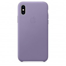 Apple Leather Case Lilac для iPhone X / Xs