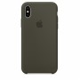 Силиконовый чехол Apple Silicone Case Dark Olive для iPhone XS Max