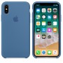 Силиконовый чехол Apple Silicone Case Denim Blue для iPhone XS Max