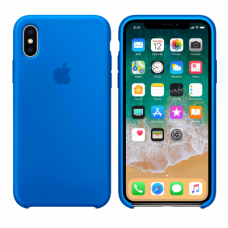 Силиконовый чехол Apple Silicone Case Royal Blue для iPhone XS Max