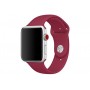 Силиконовый ремешок для Apple Watch 38/40/42/44мм Rose Red (копия)