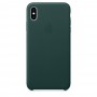 Apple Leather Case Forest Green для iPhone Xr