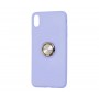 Силиконовый чехол для iPhone X / Xs Summer Coloring Фиолетовый