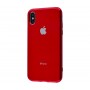 Silicone Logo Case для iPhone X / Xs Красный