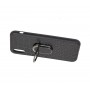 Кожаный чехол Genuine Leather Croco для iPhone X / Xs Черный