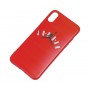 Чехол для iPhone X / Xs IMD "Yang Style 9" Jordan Красный
