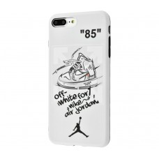 Чехол для iPhone 7 Plus / 8 Plus IMD "Yang Style 31" Off-White & Jordan sneakers