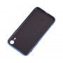Чехол Apple Glass Case Синий для iPhone Xr