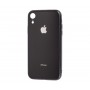 Чехол Apple Glass Case Черный для iPhone Xr