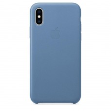 Apple Leather Case Cornflower для iPhone XS Max