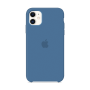 Силиконовый чехол Apple Silicone Case Denim Blue для iPhone 11