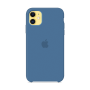 Силиконовый чехол Apple Silicone Case Denim Blue для iPhone 11