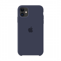Силиконовый чехол Apple Silicone Case Midnight Blue для iPhone 11