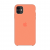 Силиконовый чехол Apple Silicone Case Peach для iPhone 11