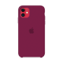 Силиконовый чехол Apple Silicone Case Rose Red для iPhone 11
