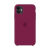 Силиконовый чехол Apple Silicone Case Rose Red для iPhone 11