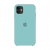 Силиконовый чехол Apple Silicone Case Sea Blue для iPhone 11