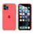 Силиконовый чехол Apple Silicone Case Ultra Peach для iPhone 11Pro