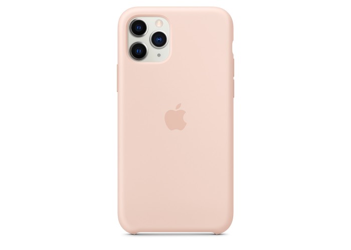 Силиконовый чехол Apple Silicone Case Pink Send для iPhone 11Pro