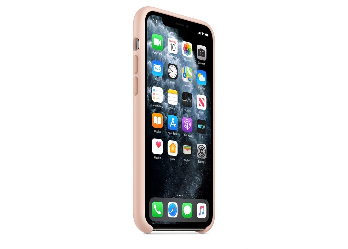 Силиконовый чехол Apple Silicone Case Pink Send для iPhone 11Pro