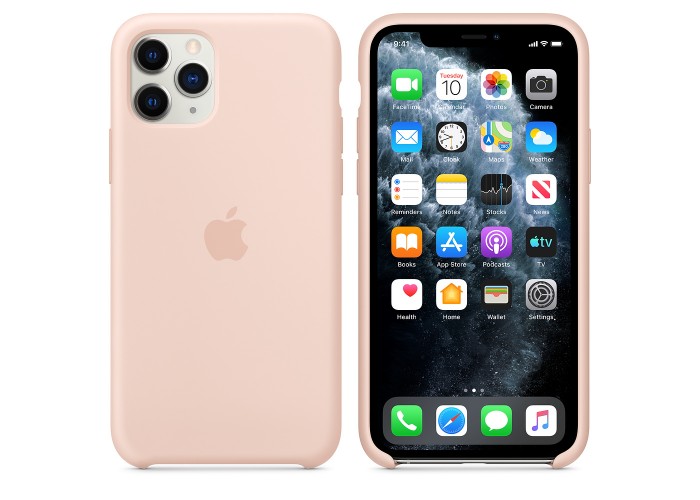 Силиконовый чехол Apple Silicone Case Pink Send для iPhone 11Pro