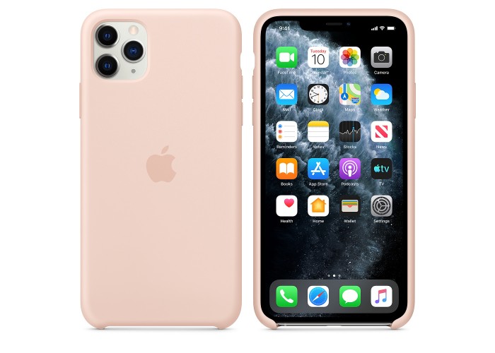 Силиконовый чехол Apple Silicone Case Pink Sand для iPhone 11 Pro Max