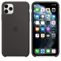 Силиконовый чехол Apple Silicone Case Black для iPhone 11 Pro Max