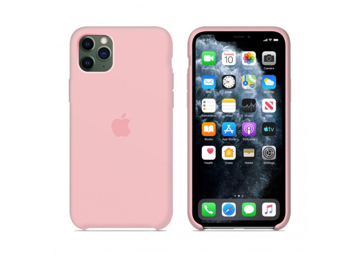 Силиконовый чехол Apple Silicone Case Light Pink для iPhone 11 Pro Max