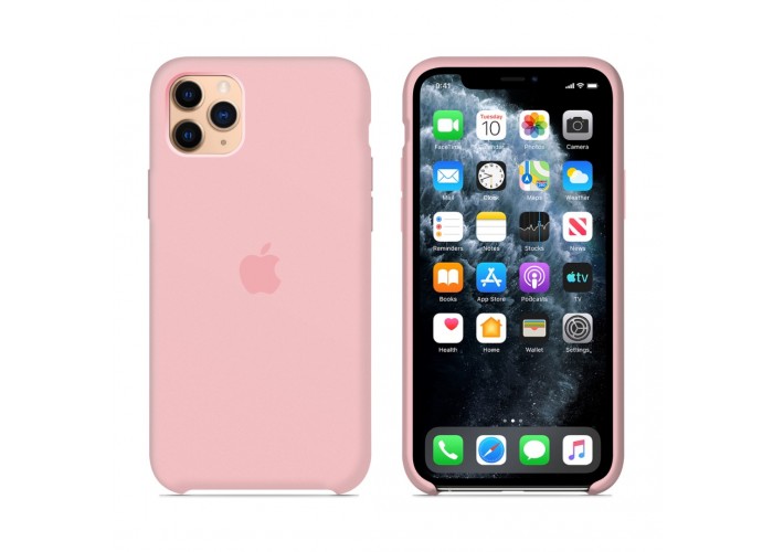 Силиконовый чехол Apple Silicone Case Light Pink для iPhone 11 Pro Max