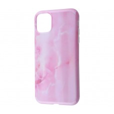Чехол для iPhone 11 Benzo Mramor Розовый