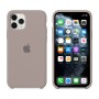 Силиконовый чехол Apple Silicone Case Pebble для iPhone 11 Pro Max