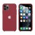 Силиконовый чехол Apple Silicone Case Deep Red для iPhone 11 Pro Max